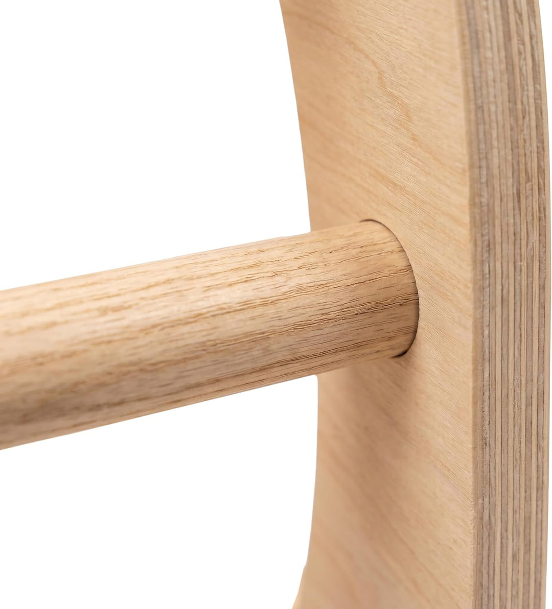 Relaxdays Kletterbogen für Kinder, ab 18 Monaten, Holz, Kissen, 50 kg, HxBxT 44,5 x 80 x 40 cm, Wipp