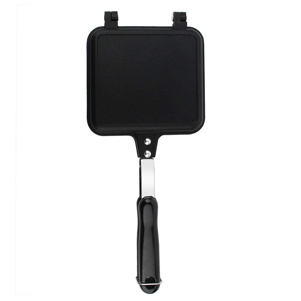Pie Iron Campfire Sandwich Maker, doppelseitig, antihaftbeschichtet, Mountain Pie Maker, Gusseisen f