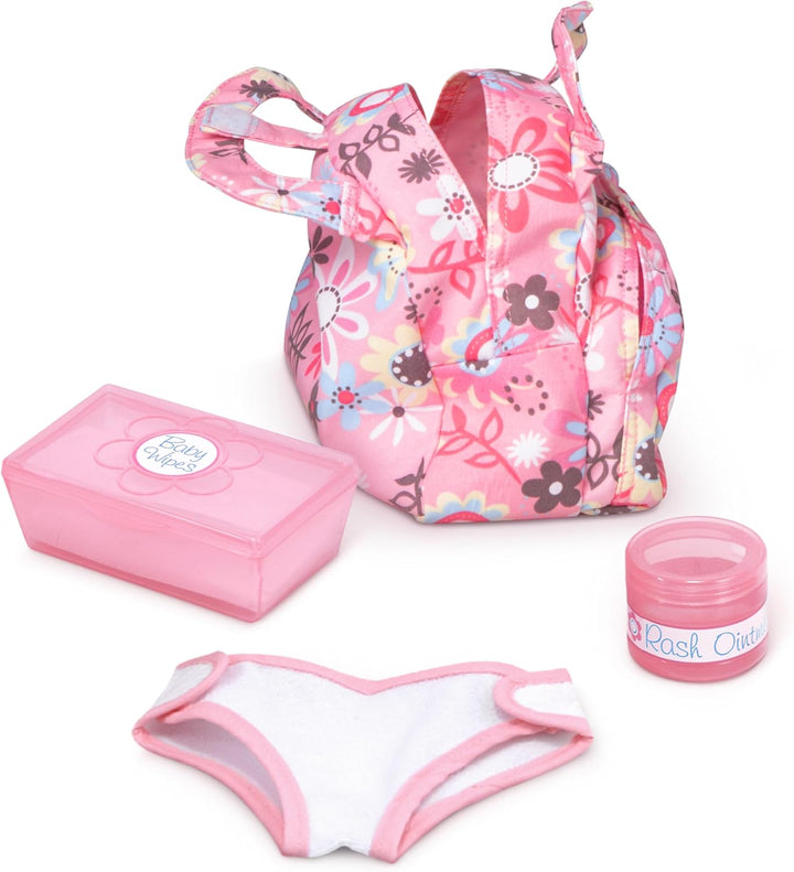 Melissa & Doug 4889 Doll Nappy Bag Set (English Only) Standardverpackung, Standardverpackung