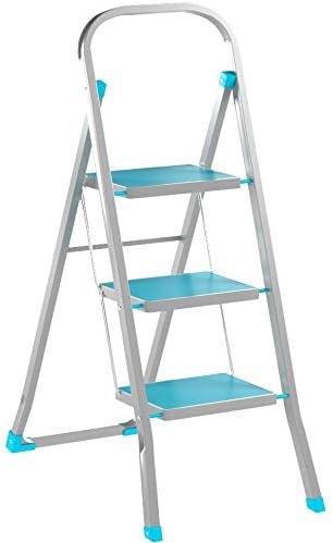 Beldray LA024510TQFEU7 3 Stufen Leiter - Klappbar/kompakt 105cm hohe Tritthocker, 150kg max Trittlei