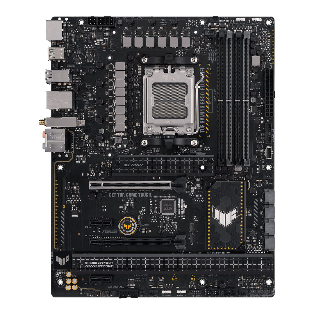 ASUS TUF GAMING B650-PLUS WIFI Mainboard Sockel AMD AM5 (Ryzen 7000, ATX, PCIe 5.0, DDR5-Speicher, 1