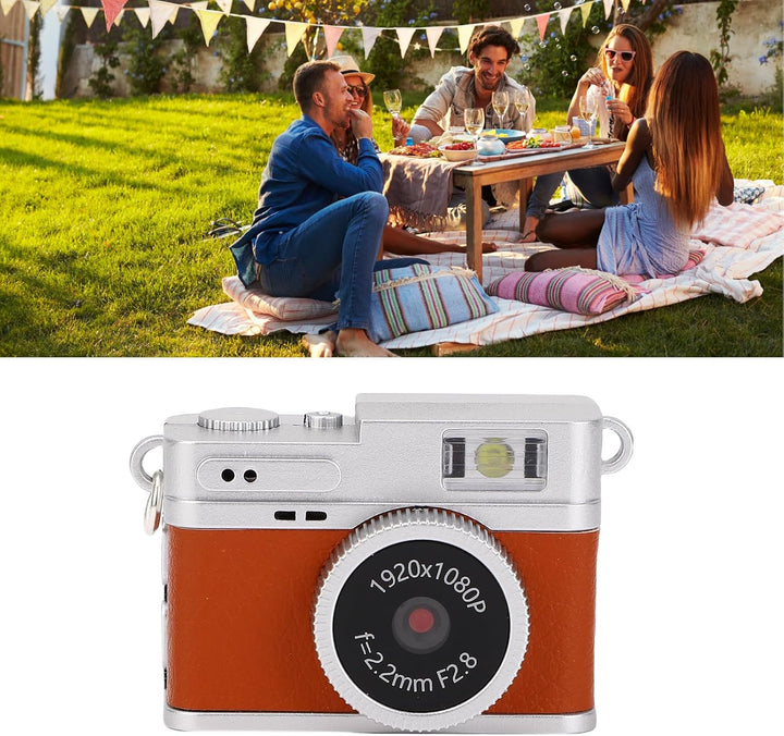 Kleine Schlüsselanhänger-Kamera, 20MP 1080P Digitalkamera mit 0,96 Zoll Bildschirm, Tragbare Kamera