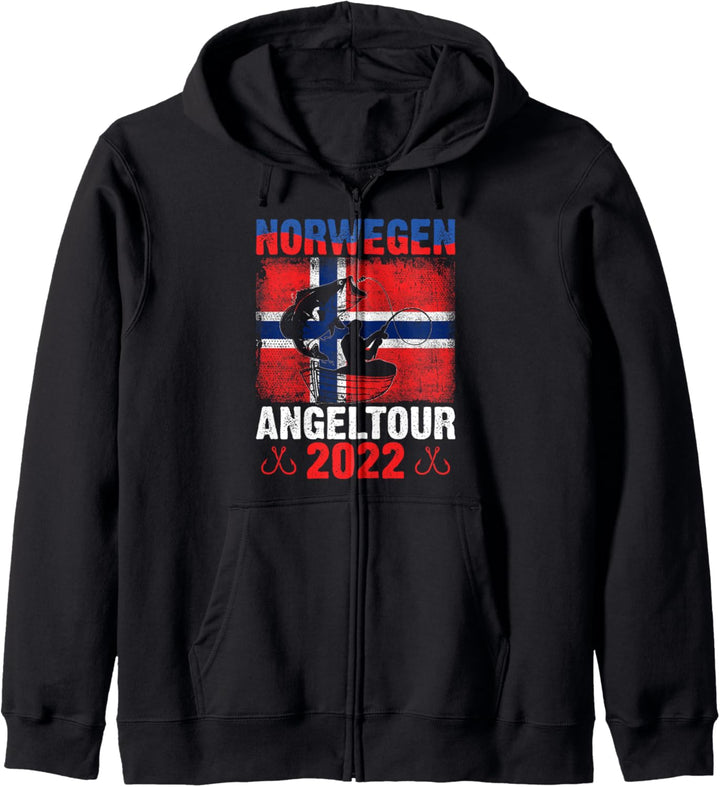 Norwegen Angeltour 2022 Angeln in Norwegen Kapuzenjacke