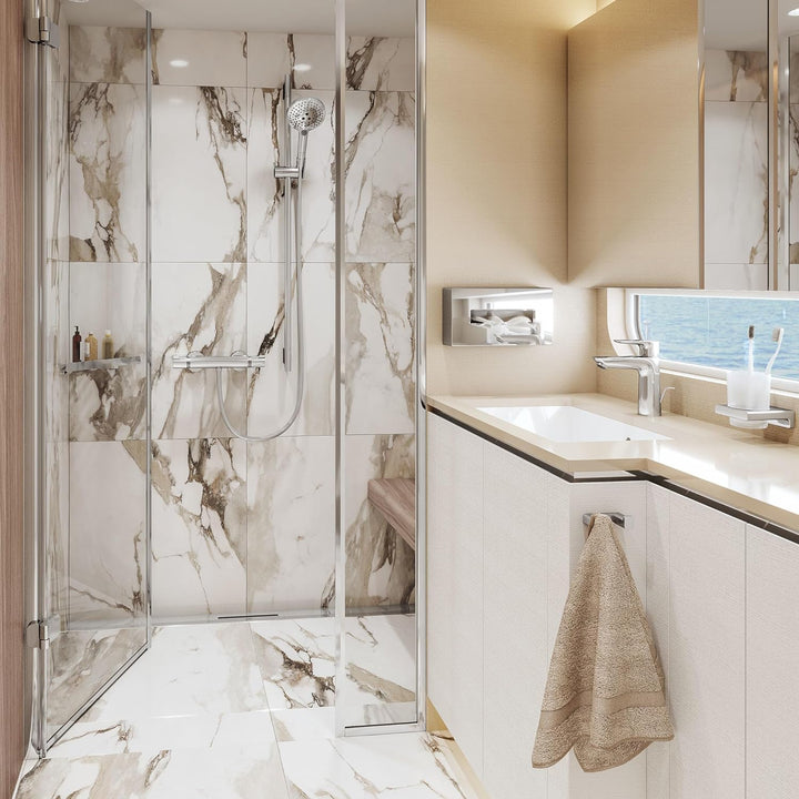 hansgrohe Kosmetiktuchox AddStoris, Taschentuchbox, Chrom, Chrom