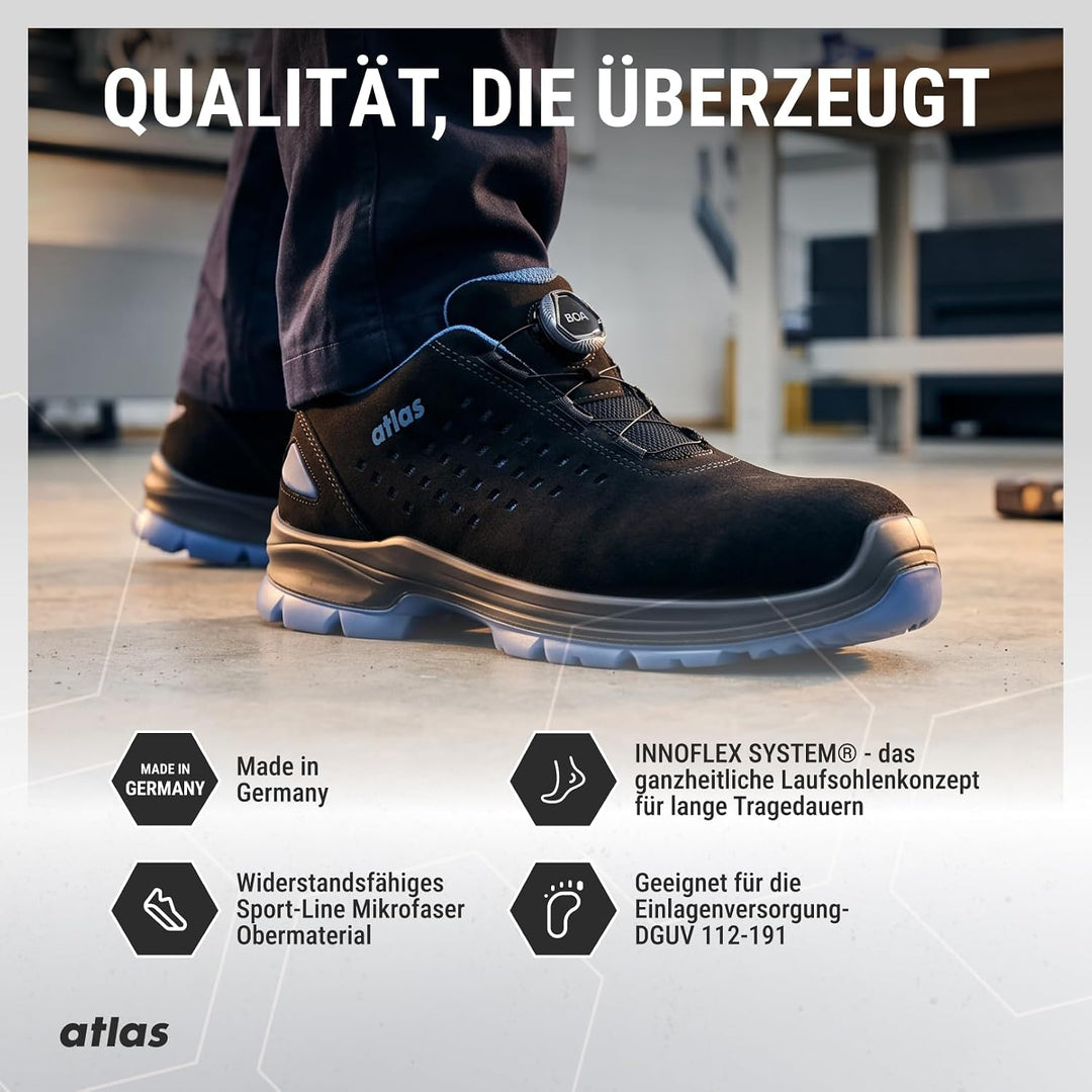 ATLAS 01 622001P37 DIY 40 EU Schwarz Blau, 40 EU Schwarz Blau