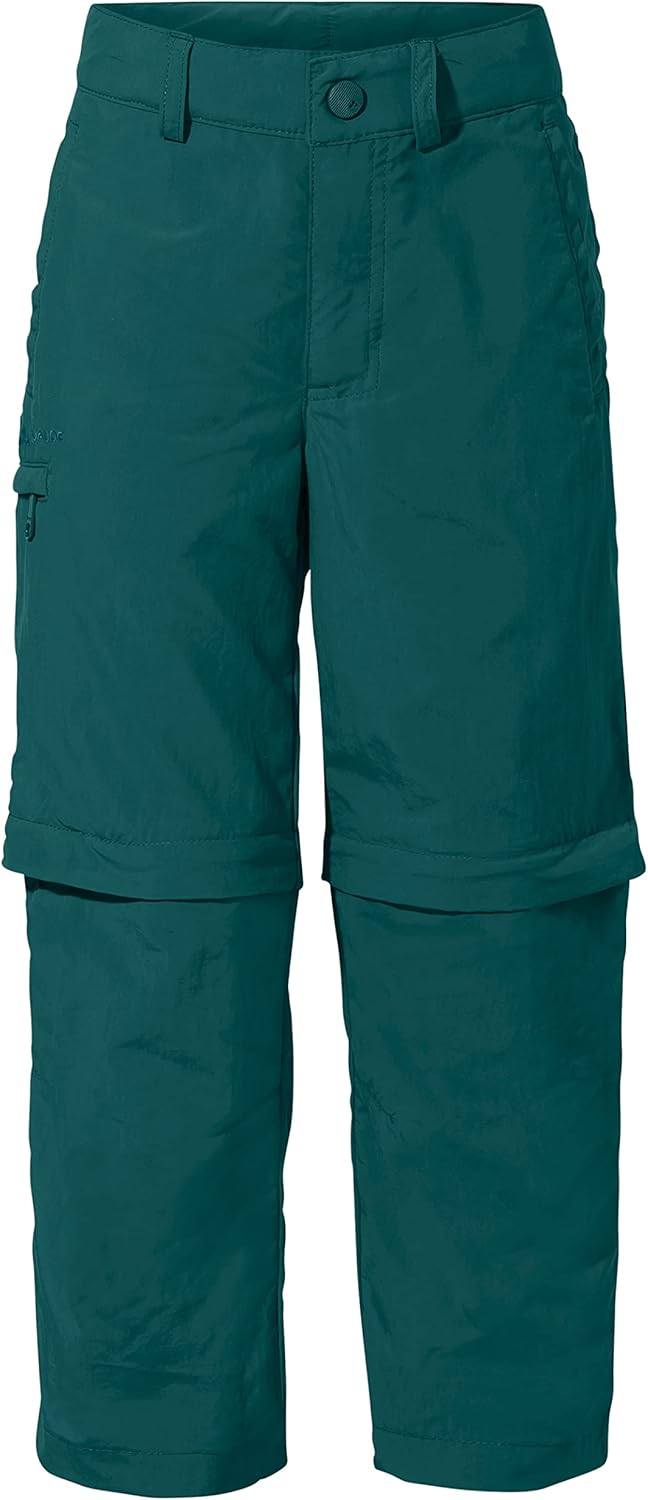 VAUDE Unisex Kids Kids Detective Antimos Zo Pants Trouser 104 Mallard Green, 104 Mallard Green