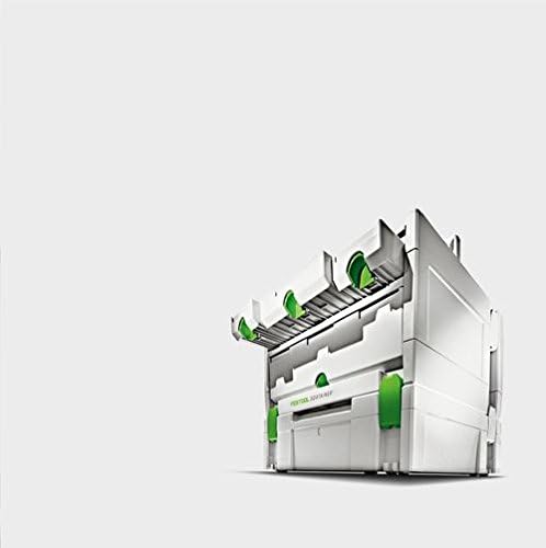 Festool SORTAINER SYS 3-SORT/4 (mit Schubladen, Trennstege pro Schublade, Etikettenhalter, Beschrift