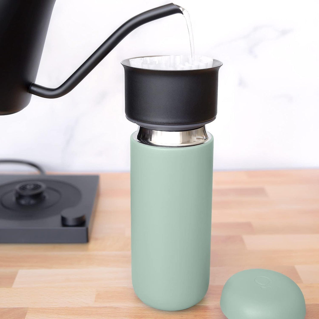 Fellow Carter Move Reisebecher – Vakuumisolierter Edelstahl-Kaffee- und Teebecher mit Keramik-Innens