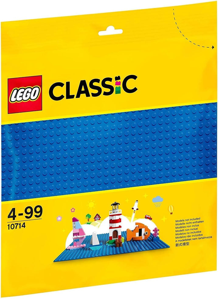 LEGO 10714 Classic Blaue Bauplatte, 25 cm x 25 cm, Lernspielzeug, kreatives Spielen