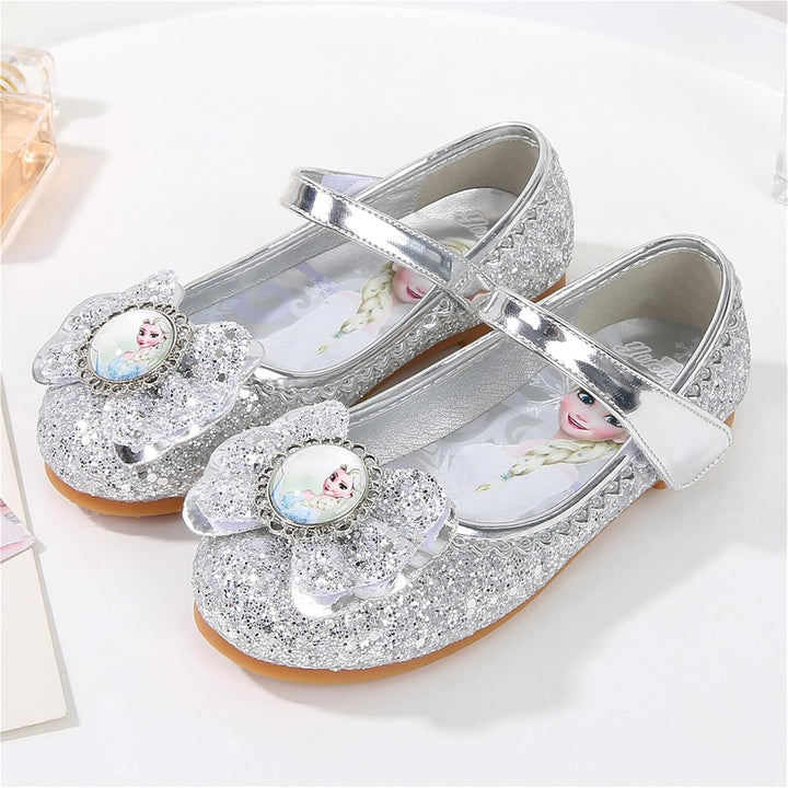 FStory&Winyee Mädchen Prinzessin Schuhe Kinder ELSA Sandalen Partei Glitzer Kristall Schuhe Mädchen
