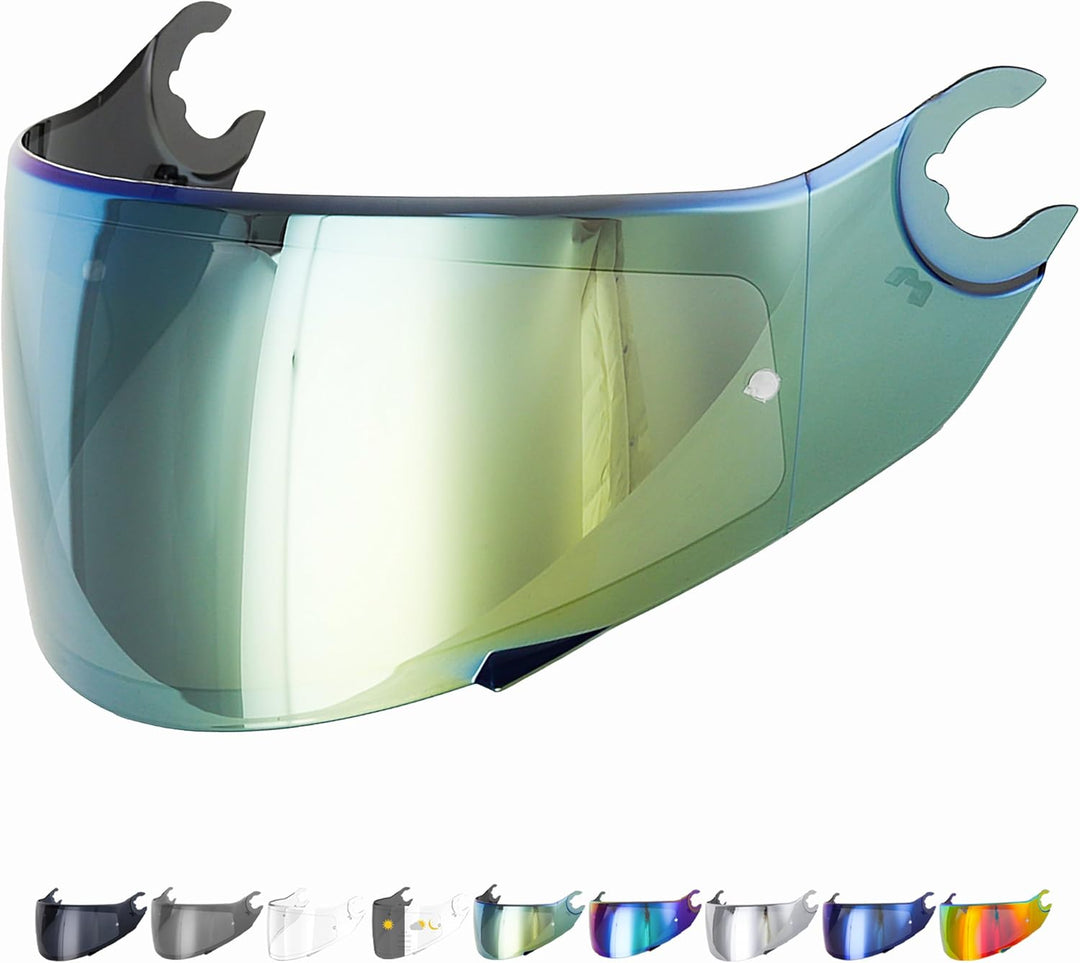 Kompatibel mit Shark Spartan Visier - Skwal - D Skwal - Skwal 2 - Helmvisier Pinlock Ready - Anti-Kr