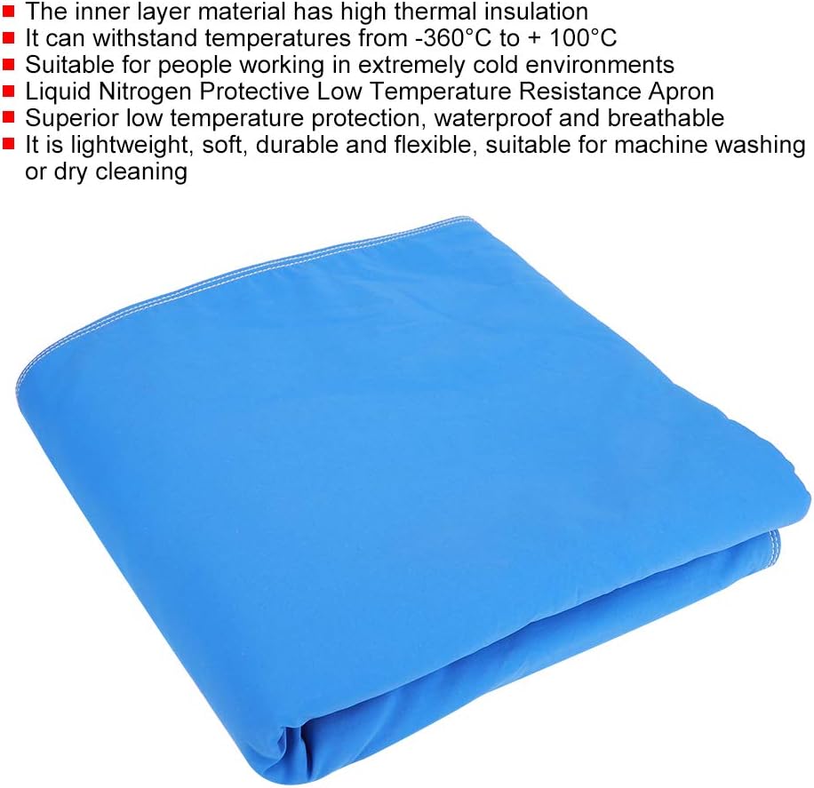 Blaue Cryo-Schürze, Kryo-Schürze, für Niedertemperatur-Gaskühllager