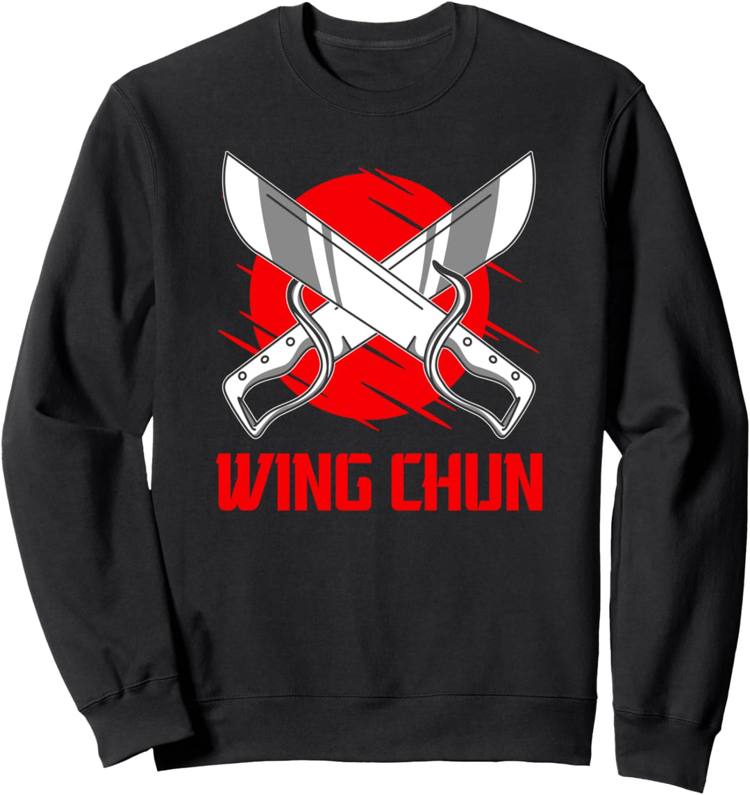 Wing Chun Doppelmesser Sweatshirt