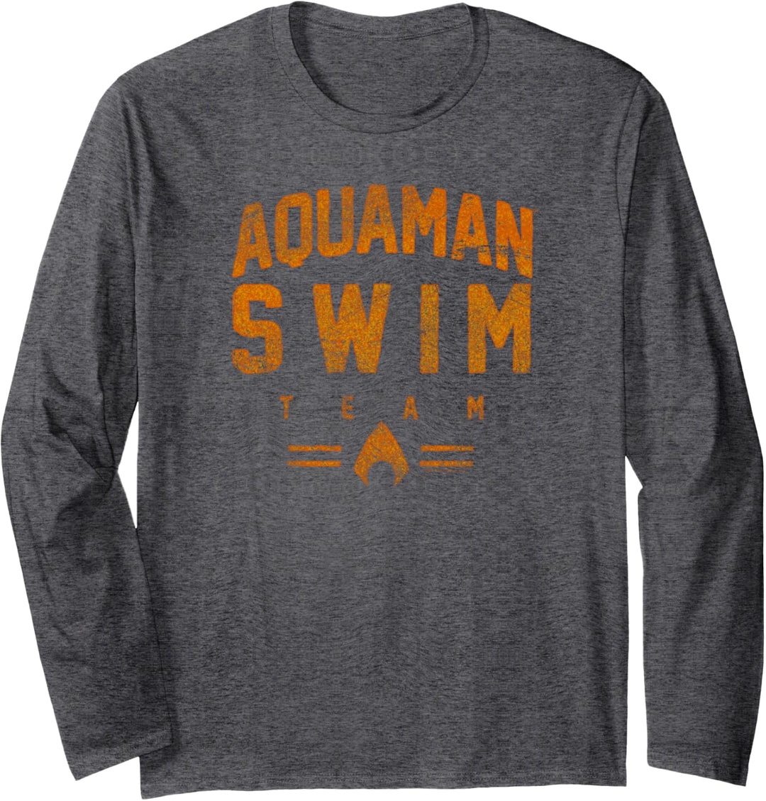 Aquaman Swim Team Langarmshirt