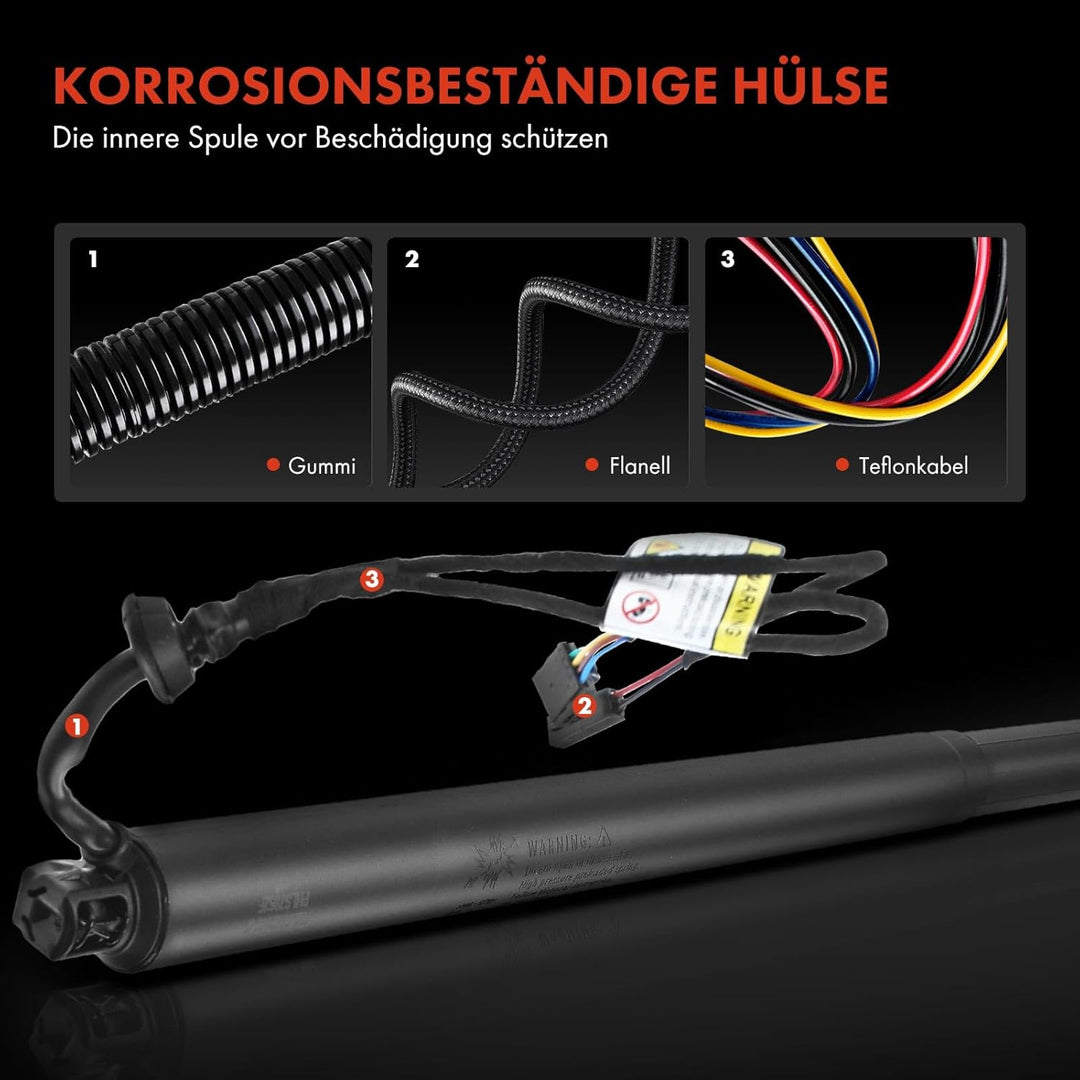 Frankberg 2x Elektrische Gasfeder Gasdruckfeder Heckklappe Links Rechts 5-Türer Kompatibel mit O.c.t