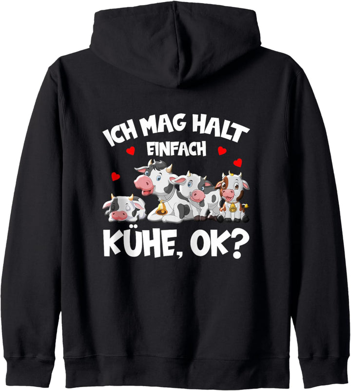 Kühe Ich Mag Halt Einfach Kühe Ok Bauer Kuh Kapuzenjacke