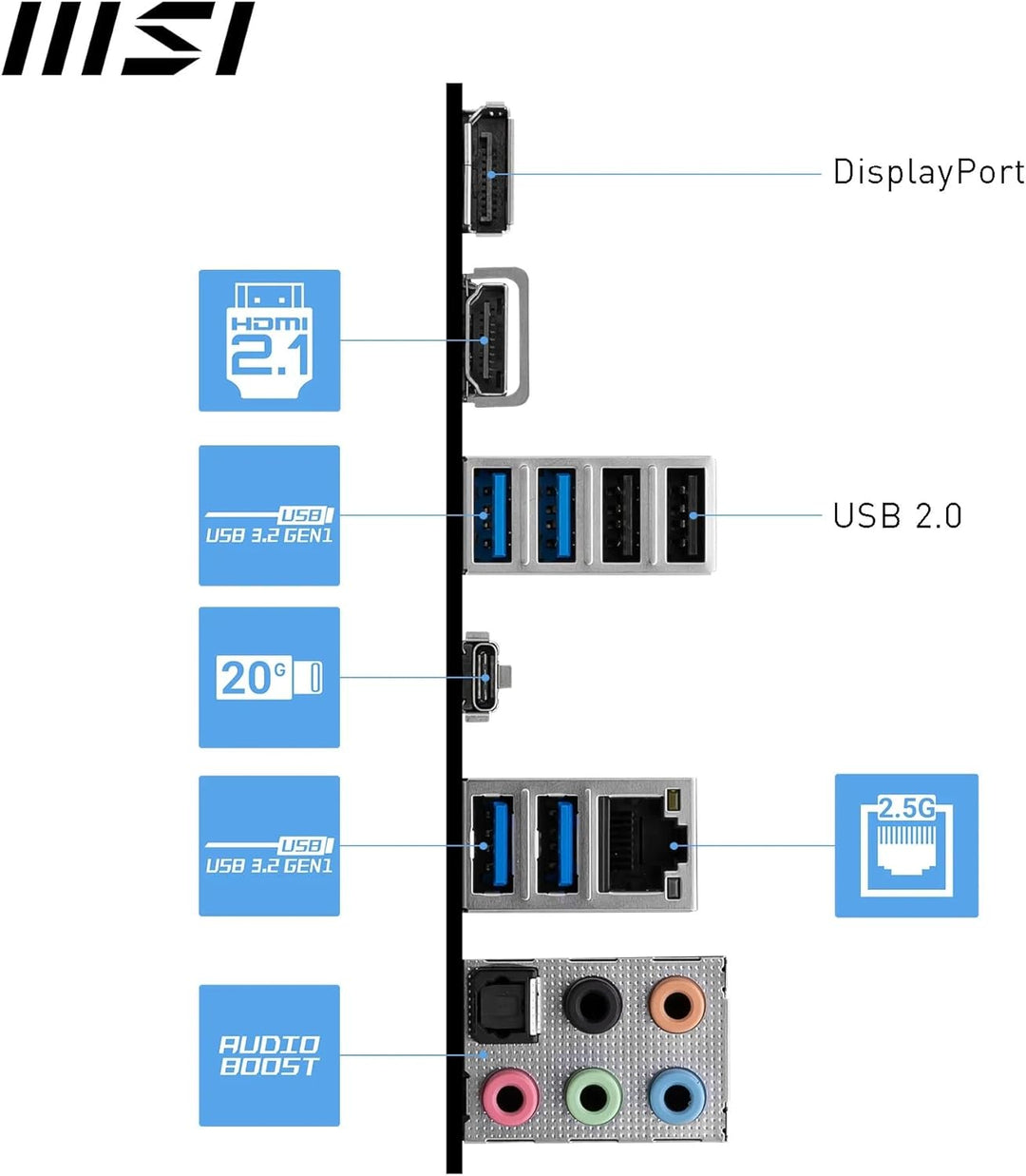 MSI PRO Z790-S WiFi Motherboard, ATX - Unterstützt Intel Core Prozessoren der 12. und 13. Generation