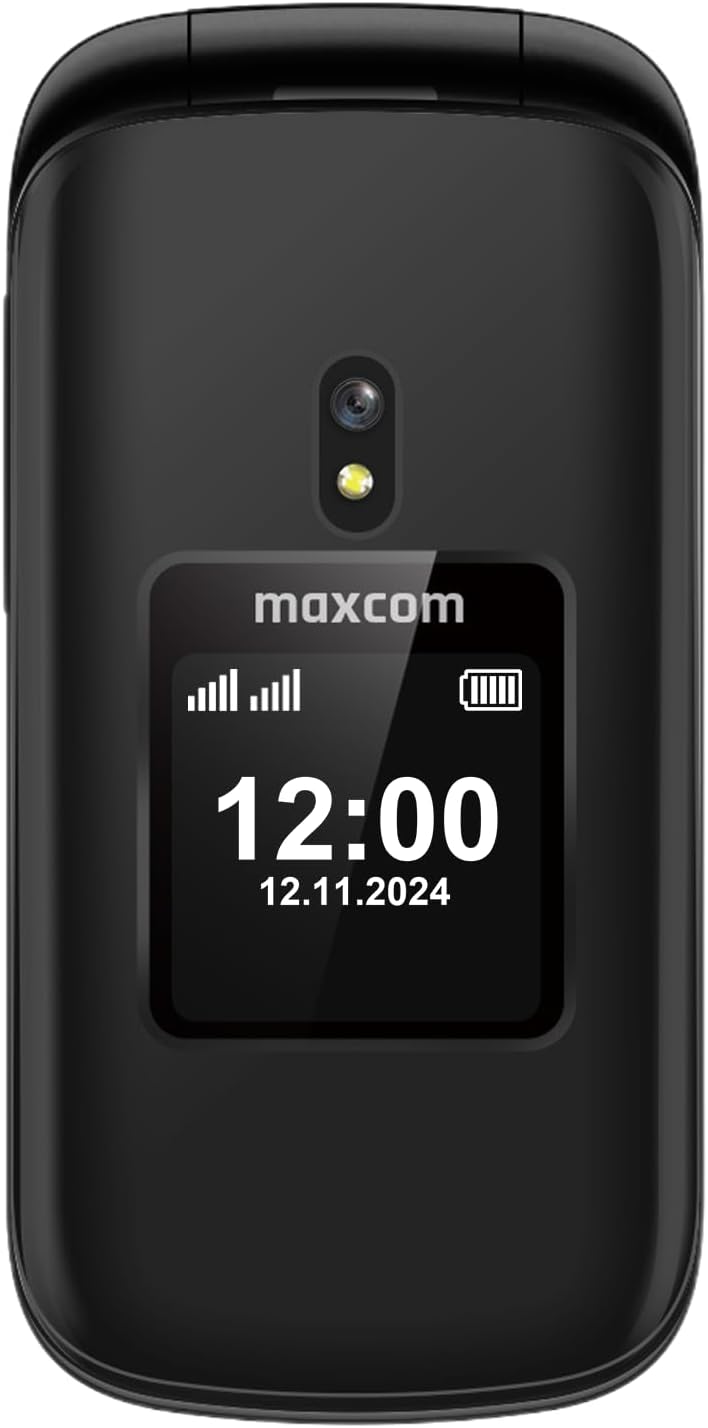 MAXCOM MM834 Mobiltelefon für Senioren, einfach zu bedienen, SOS-Taste, grosse Tasten, grosse Symbol