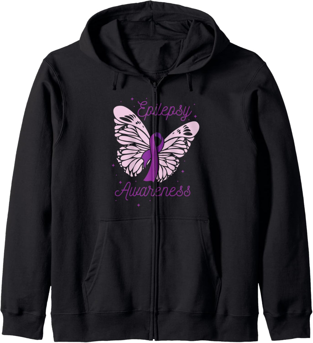 Epilepsie Awareness Monat Lila Band Anwalt Epileptiker Kapuzenjacke