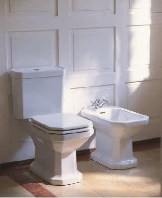 Duravit WC-Sitz Serie 1930, Toilettendeckel mit Absenkautomatik, Klodeckel aus Urea-Duraoplast, mit