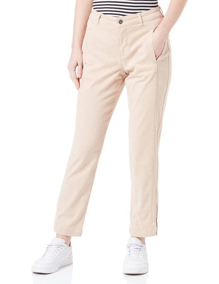 Comma Damen Freizeithose 36 Lang 8212 Sandfarben, 36 Lang 8212 Sandfarben