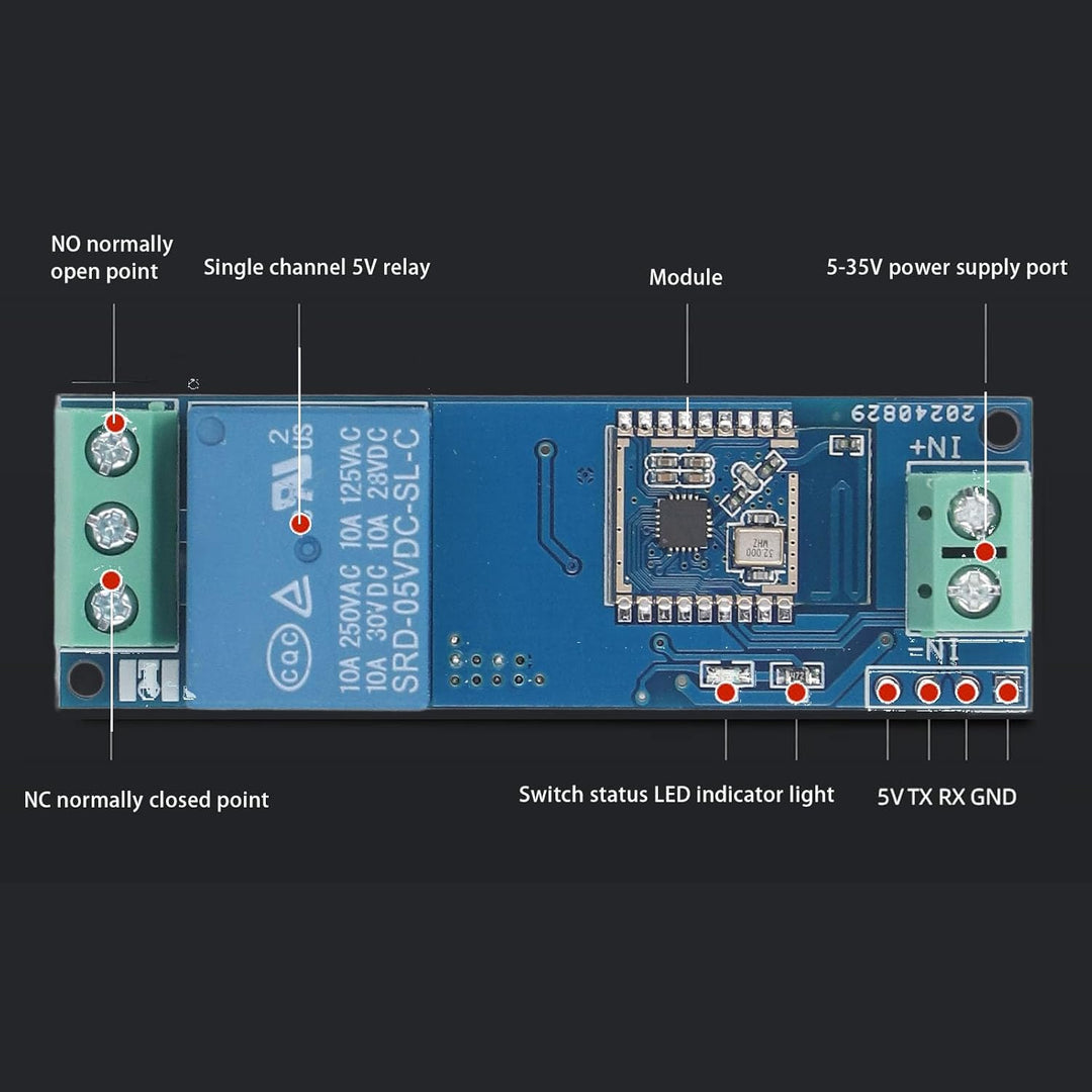 Bluetooth Proximity Switch Relay -Modul Hochleistungsmodul Automatische Erfassung von Smartphone ent