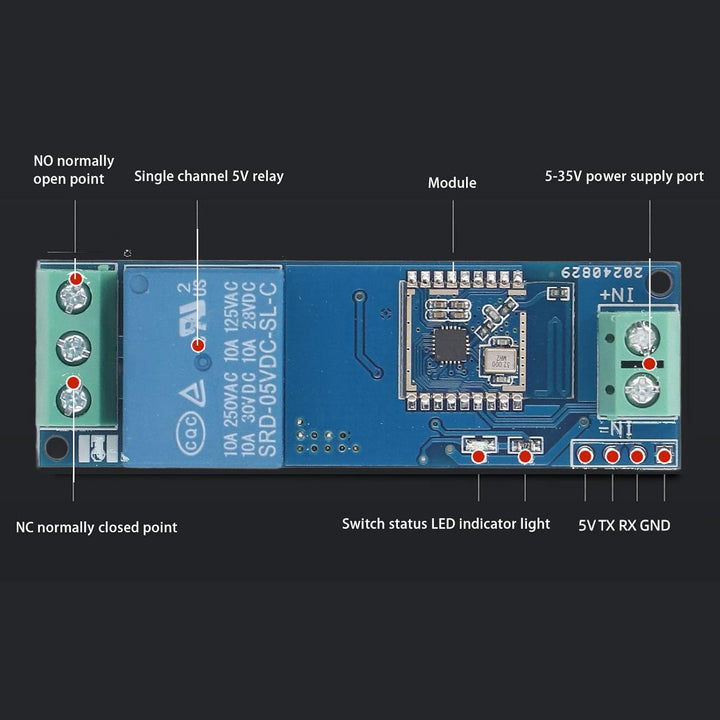 Bluetooth Proximity Switch Relay -Modul Hochleistungsmodul Automatische Erfassung von Smartphone ent