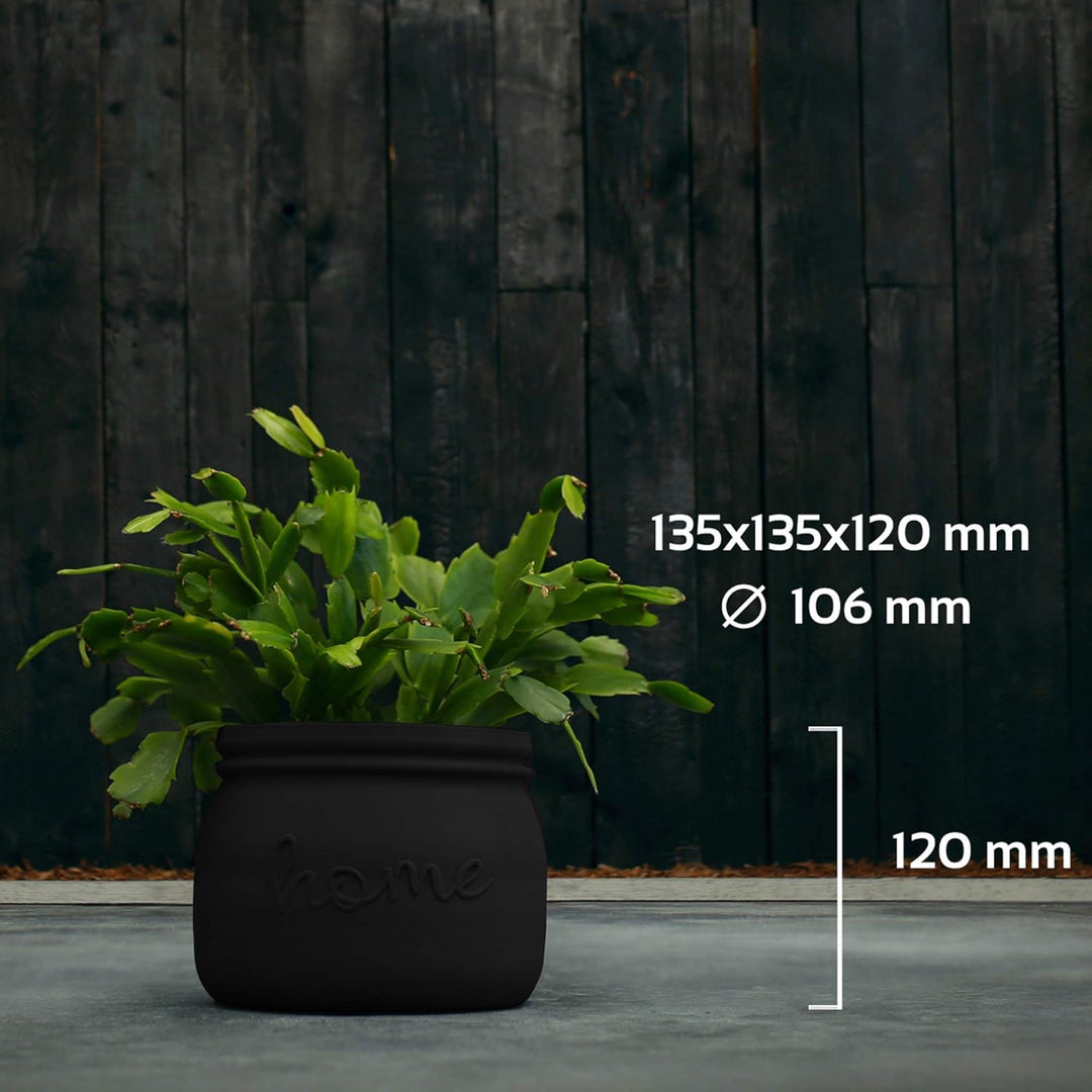 CONCRETTE Blumentopf Blumenkübel Zement-Pflanzkübel Übertopf aus Beton Home Ø 11 cm | 17 Farben 16x1