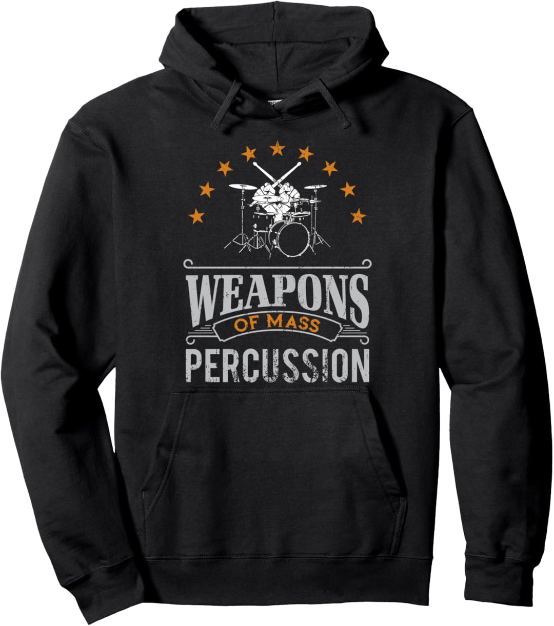 Schlagzeug Musik Rock Band Geschenk Musiker Schlagzeuger Pullover Hoodie