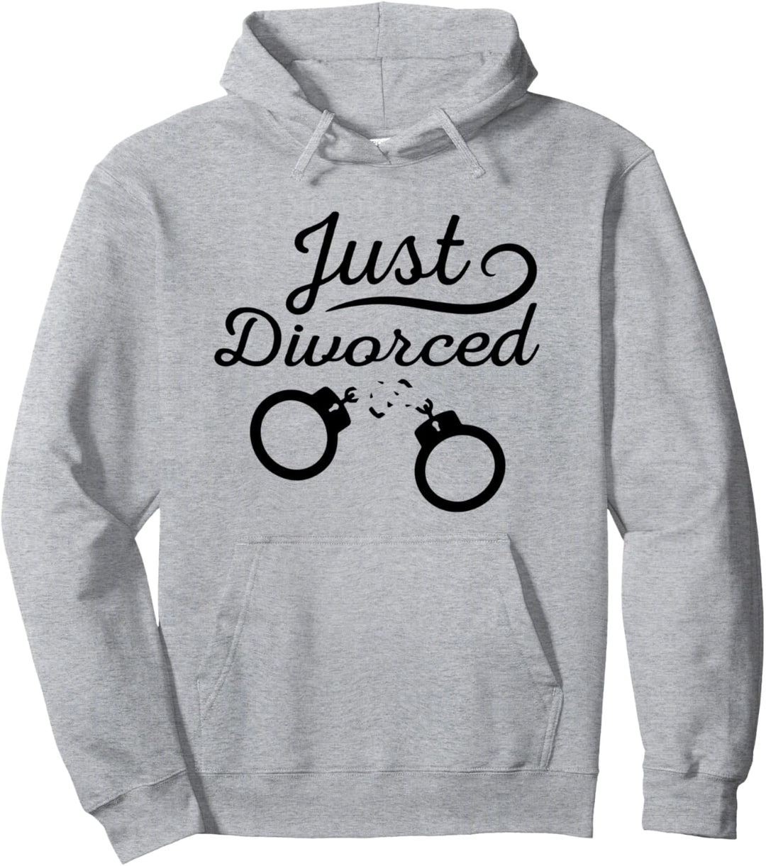 Lustiges Scheidungszitat Ehefrau Ehemann gerade geschieden Pullover Hoodie