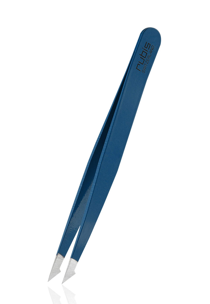 Rubis Pinzette Evolution 2in1 - spitz, schräg und fein - Splitterpinzette für eingewachsene Haare un