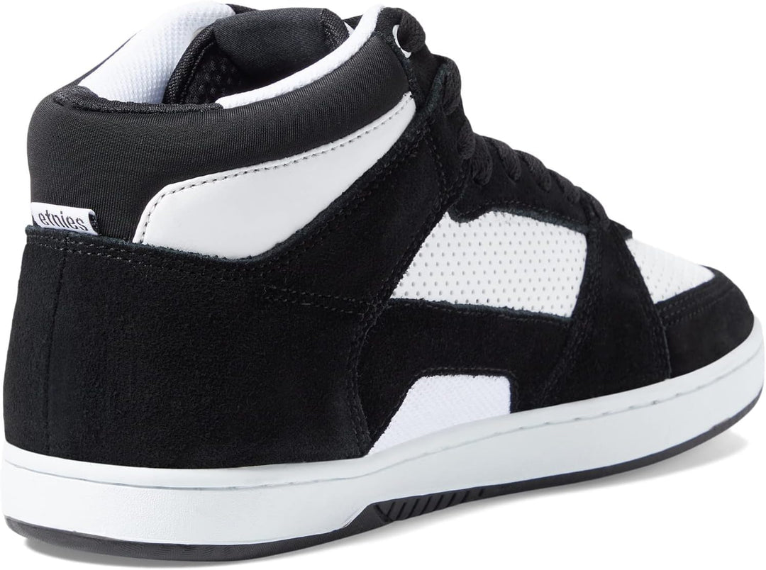 Etnies Herren Mc Rap Hi Top Skate-Schuh 42 EU Schwarz Weiss Weiss, 42 EU Schwarz Wei&amp;