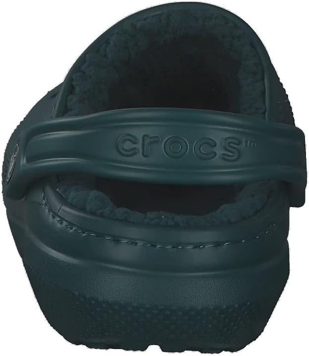 Crocs Unisex Classic Lined Clogs 33/34 EU Evergreen, 33/34 EU Evergreen