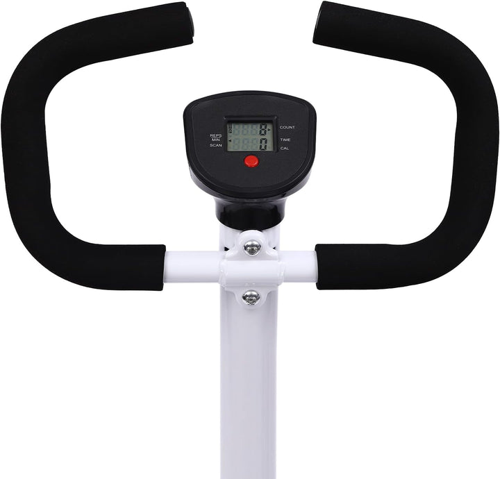 Fitness Mini Stepper Blau+Weiss Fitness Stepper Stahlrohr Übung Stepping Maschine mit Widerstandsbän