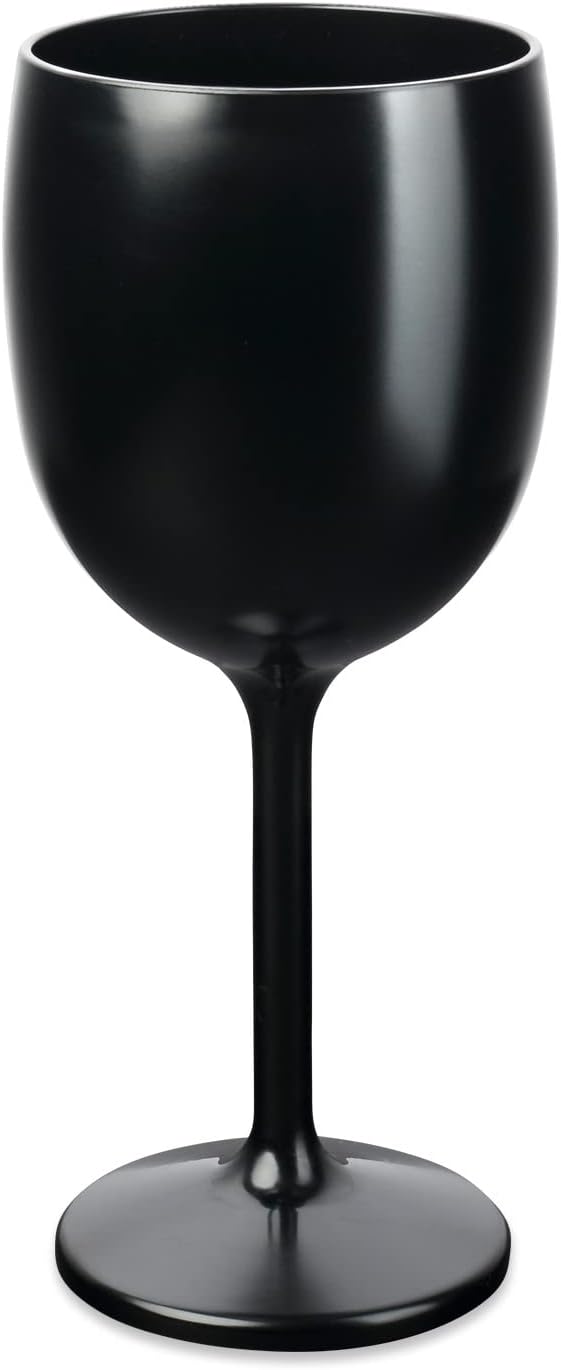 Schramm® Mehrweg Weingläser in schwarz wählbar 6, 12, 24 oder 48 Stück Champagner Glas Sektflöten Se