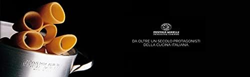 Pentole Agnelli FAMA85BS46 Aluminium-Tomatentopf mit 2 Griffen, Nordtyp, Durchmesser 46 cm, 76,5 Lit