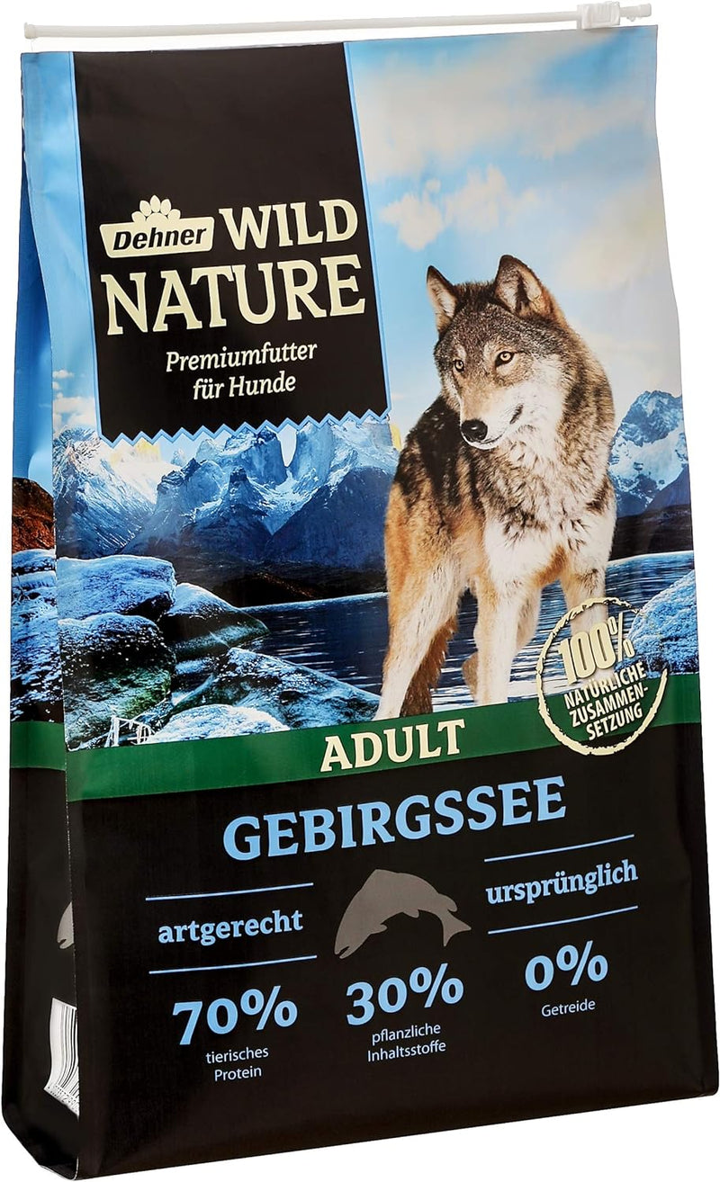 Dehner Wild Nature Hundetrockenfutter Adult, Unterholz, 4 kg & Wild Nature Hundetrockenfutter Adult,