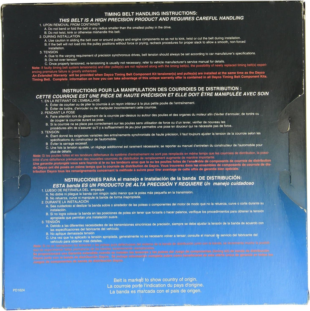 Dayco 95283 Zahnriemen