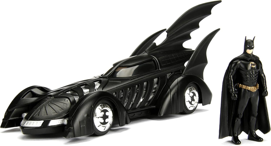 Modellbausatz Batmobile-Batman Forever 22 cm Massstab 1/24 mit Abbildung von Batman – 100% Original