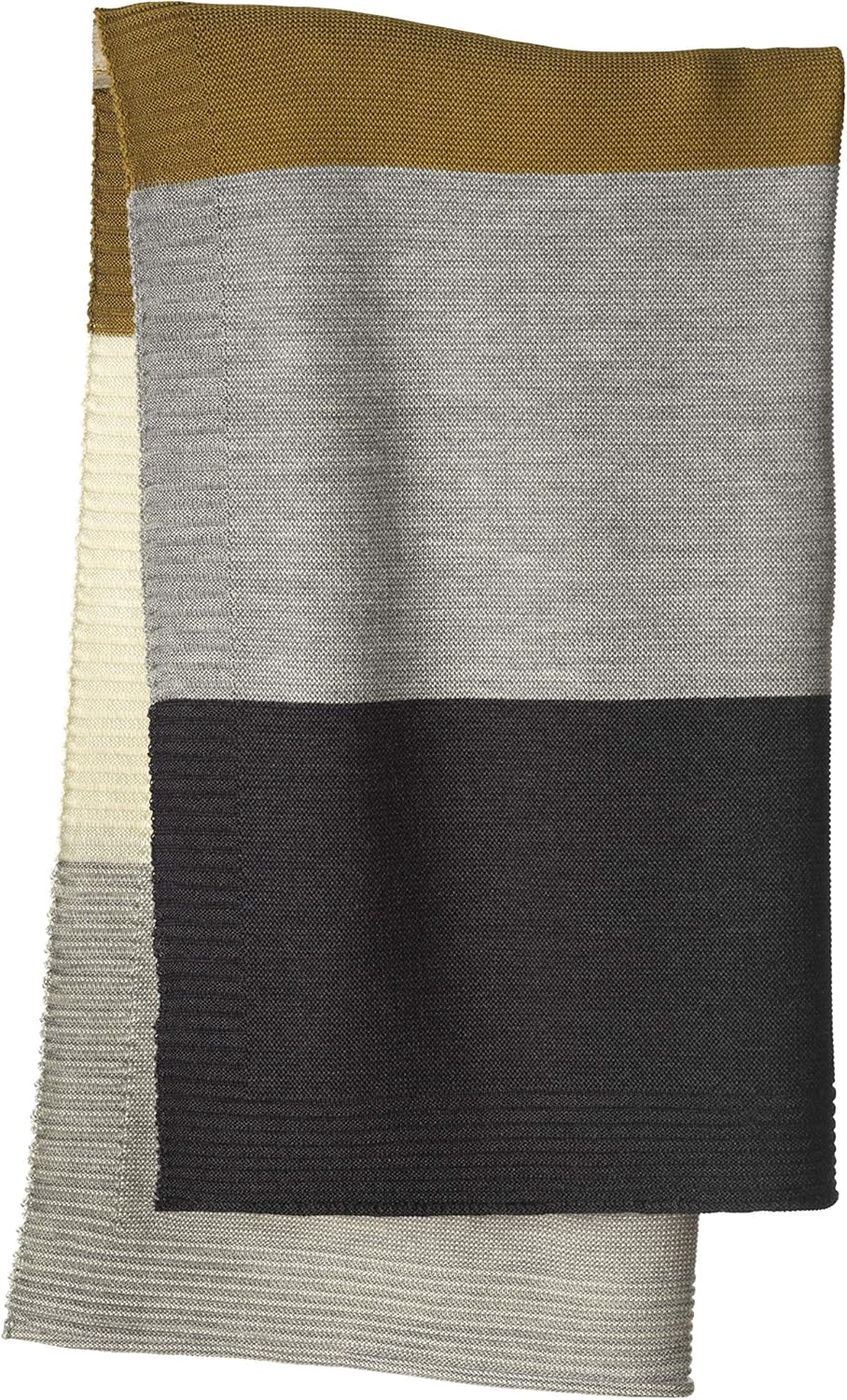 Disana Strick-Decke (gold/grau)