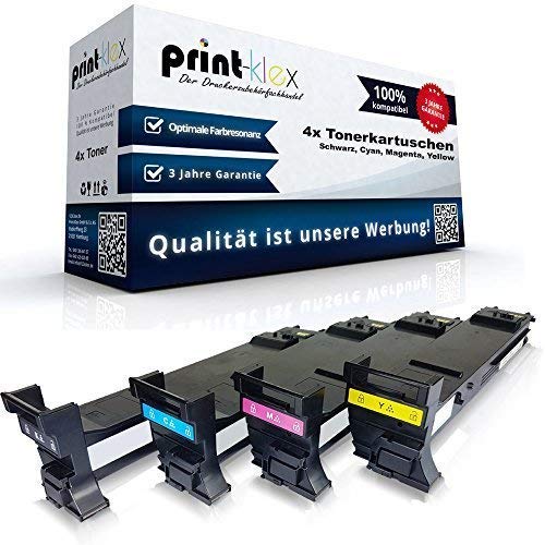 Print-Klex XXL Toner Set kompatibel für Konica Minolta Bizhub C20 P C20PX C20X C30 P C30PX C30X - To