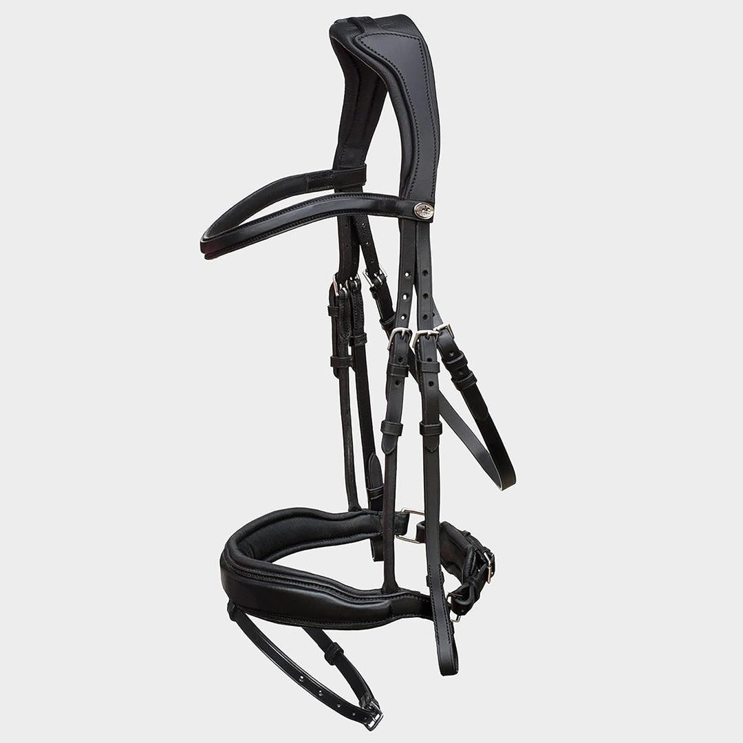 Schockemöhle Stanford Anatomic Snaffle Bridle Schwarz VB, Schwarz VB