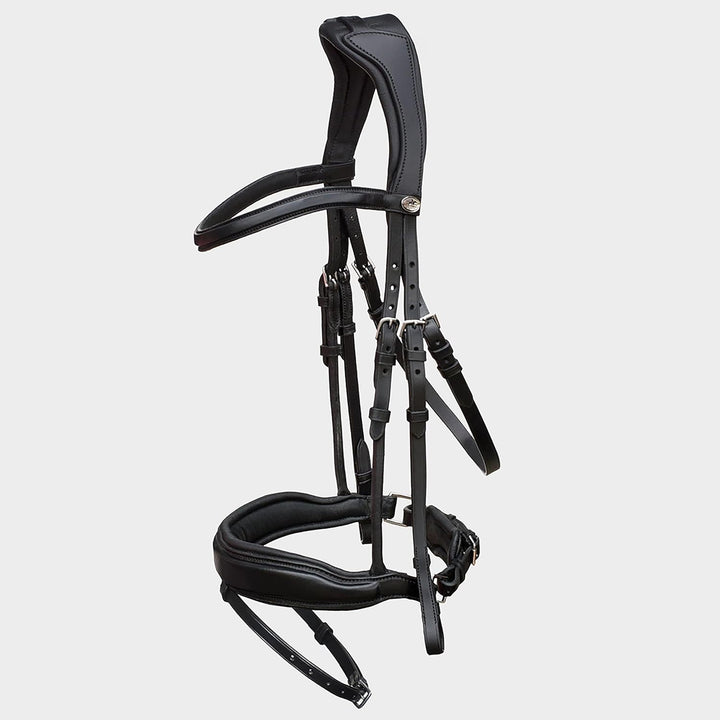 Schockemöhle Stanford Anatomic Snaffle Bridle Schwarz VB, Schwarz VB