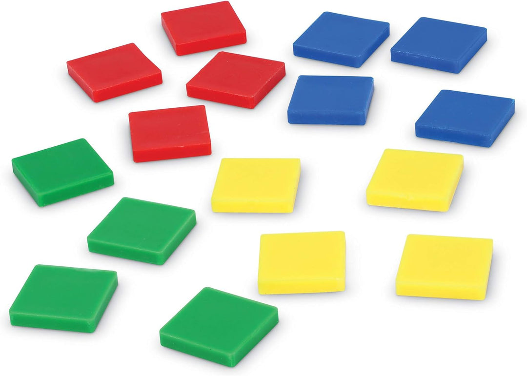 Learning Resources LER0203 COLOR TILES-400/PK 1 PLASTIC IN CONTAINER