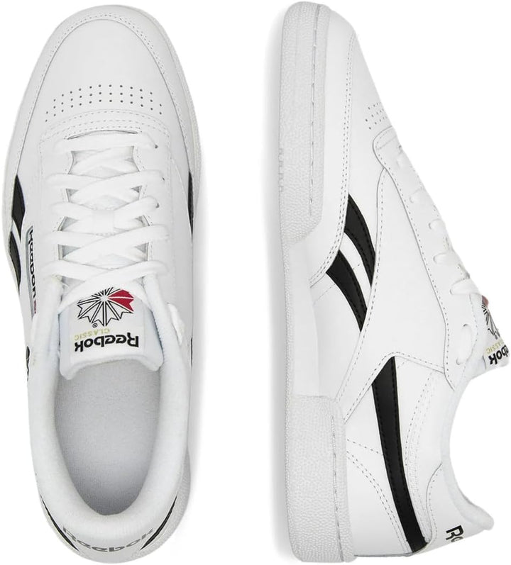 Reebok Unisex Club C Revenge Sneaker 34 EU Ftwwht Black Ftwwht, 34 EU Ftwwht Black Ftwwht