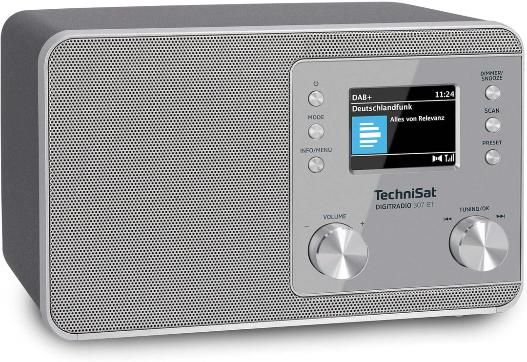 TechniSat DIGITRADIO 307 BT – DAB+ Radio mit BestTune (DAB, UKW, AUX in, Bluetooth-Audiostreaming, K
