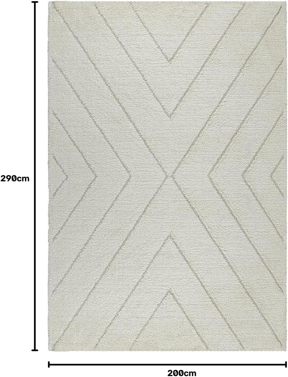 the carpet Velvet eleganter Designer Teppich Wohnzimmer, weicher &amp; pflegeleichter Hochflor Wohnzimme