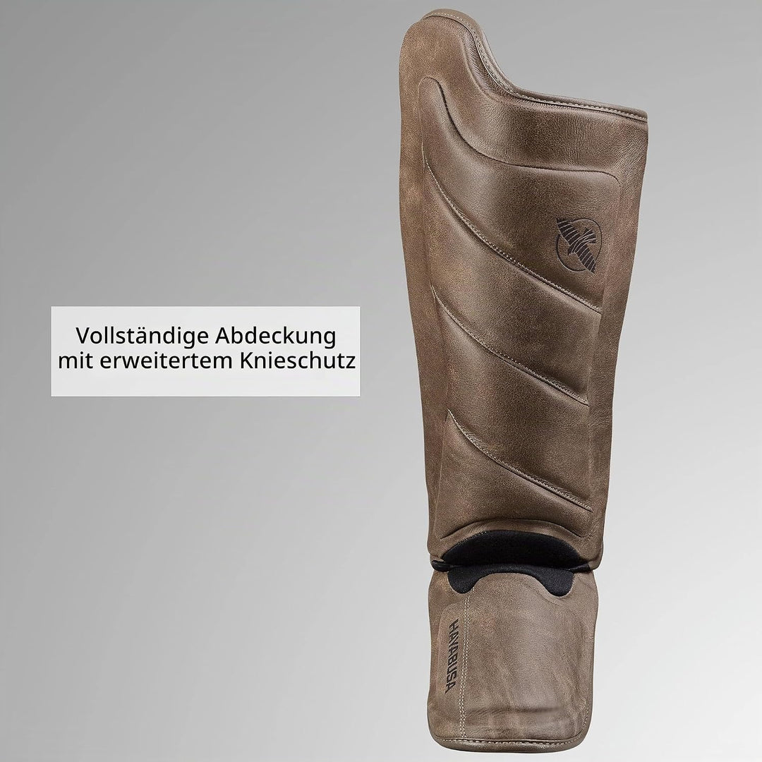 Hayabusa T3 LX Schienbeinschoner aus Leder M, M