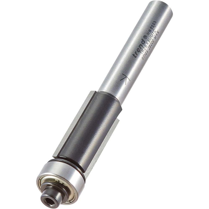Trend Trade Kugelgelagerter Kantenfräser, 8 mm Schaft, 12.7 mm Schnittdurchmesser, 25.4 mm Schnittlä