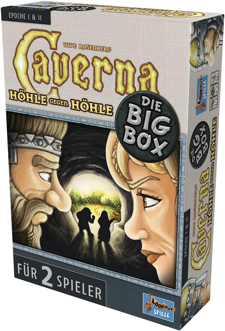 Lookout | Caverna – Höhle gegen Höhle Big Box | Grundspiel + Erweiterung | Expertenspiel | Brettspie